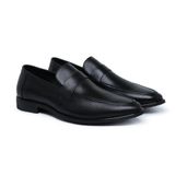 Sapato Masculino Social Couro Loafer Calce Fácil Moderno  Preto 39