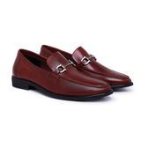 Sapato Masculino Social Couro Loafer Calce Fácil Estilo  Marrom 45