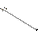 Suporte Refletor Base Reta Braço 70 Cm - Branco
