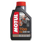 Óleo Lubrificante Motor Moto Motul 7100 20w-50 4t Sintético 1l