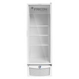 Freezer Tripla Ação Vertical 569 Litros Fricon Vcet569v Porta De Vidro Branco 127v