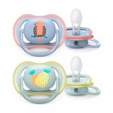 Chupeta Ultra Air Dupla 0-6m Philips Avent - Scf085/12