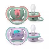 Chupeta Ultra Air Dupla 6-18m Philips Avent - Scf085/18