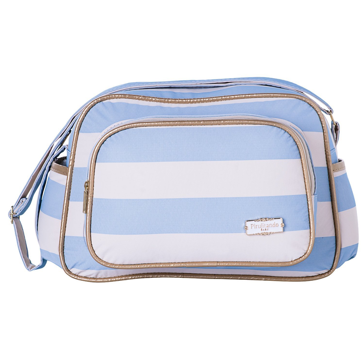 Bolsa Maternidade Pequena Pirulitando Harmonia Azul Menor preço em Bolsa Maternidade Pequena Pirulitando Harmonia Azul