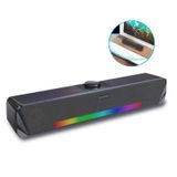 Alto-falante De Barra De Som Rgb Surround Hifi Ts33 Com Fio