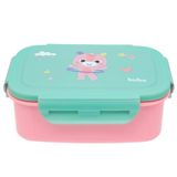 Lancheira Bento Box Inox Com Divisória Removível Bubazoo Unicórnio Buba