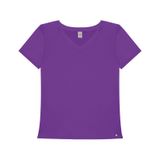 Blusa Feminina Malha Delicate Básica Rovitex Roxo P