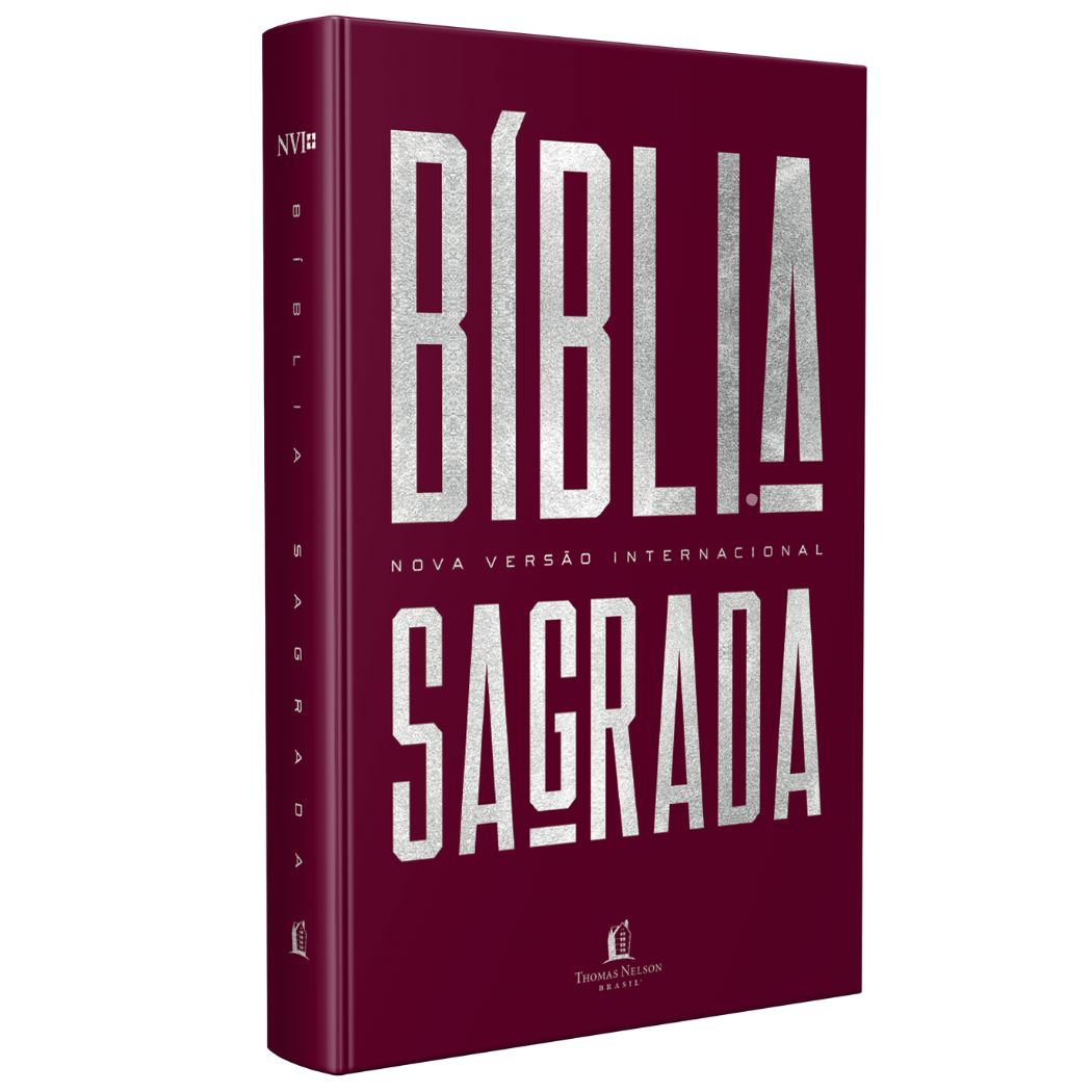 Bíblia Nvi - Capa Dura - Vinho Pedra Angular - Thomas Nelson Thomas Nelson