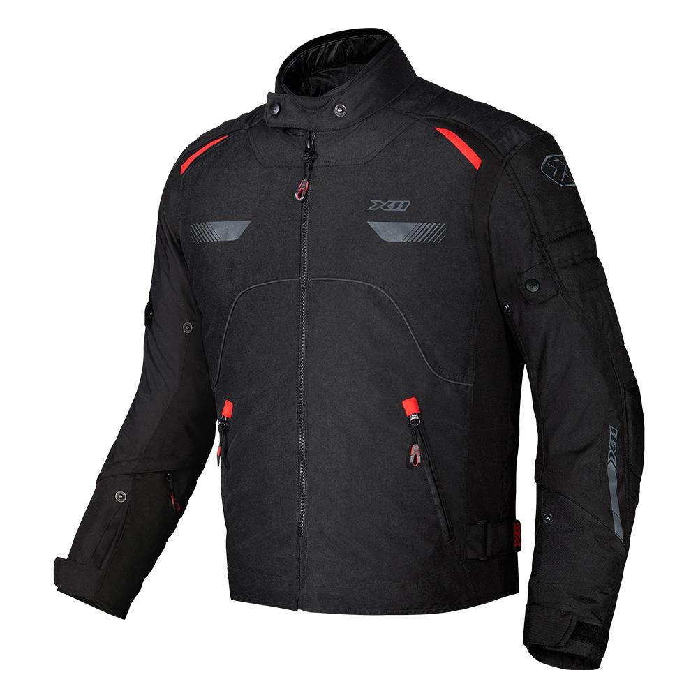 Jaqueta Impermeável X11 Veler Moto Big Trail Forro Removível - Gg - Preto E Vermelho