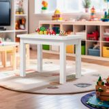 Mesinha Infantil Madeira Maciça 88x54 Branco Diova Shop Jm