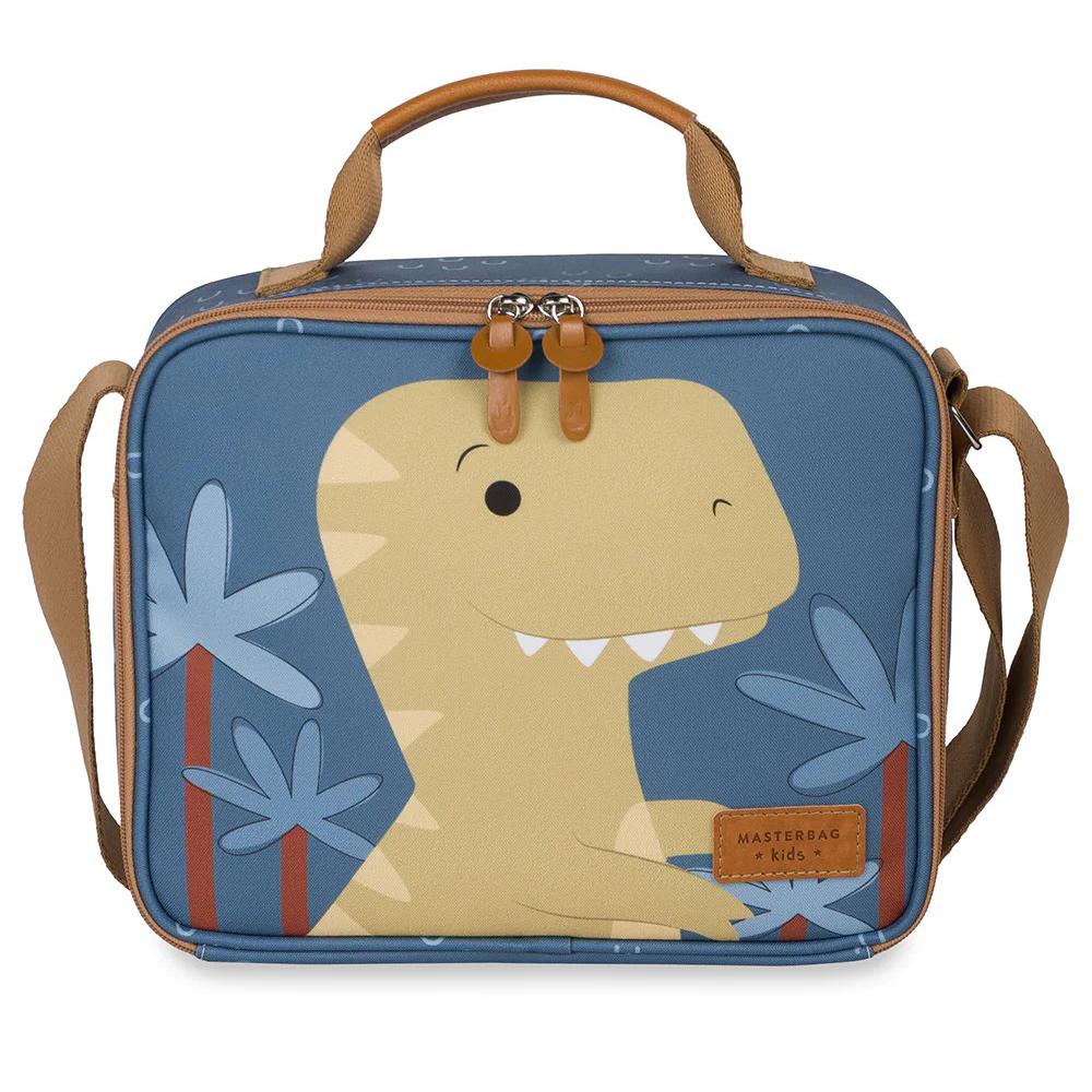 Lancheira Masterbag Dinossauro Azul