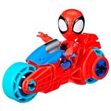 Boneco E Moto Spidey And His Amazing Friends Homem Aranha Hasbro