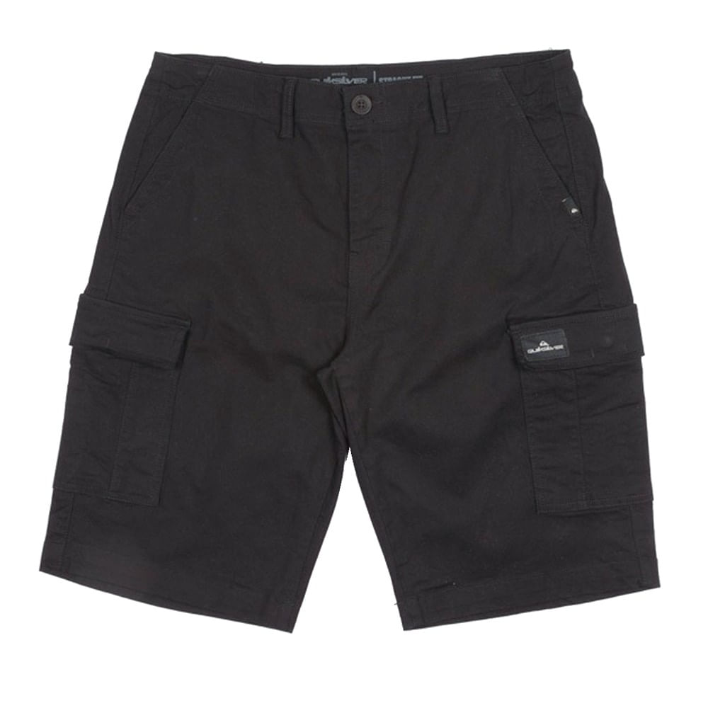 Bermuda Cargo Quiksilver Everyday Preta