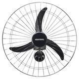 Ventilador Oscilante De Parede 60cm Preto Com Grade Preta Hh Premium Bivolt - 9250603/543 - Ventisol