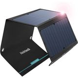 Nekteck Painel Solar carregador solar portátil c saídas USB à prva d1água IPX4 21W 12V 1 unidade