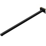 Suporte Refletor Fachada Banner Braço 60 Cm - Preto