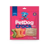 Biscoito Petdog Crock Para Cães Mix 1kg