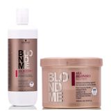 Shampoo Schwarzkopf Blond Me Rich 1000ml+máscara 500ml