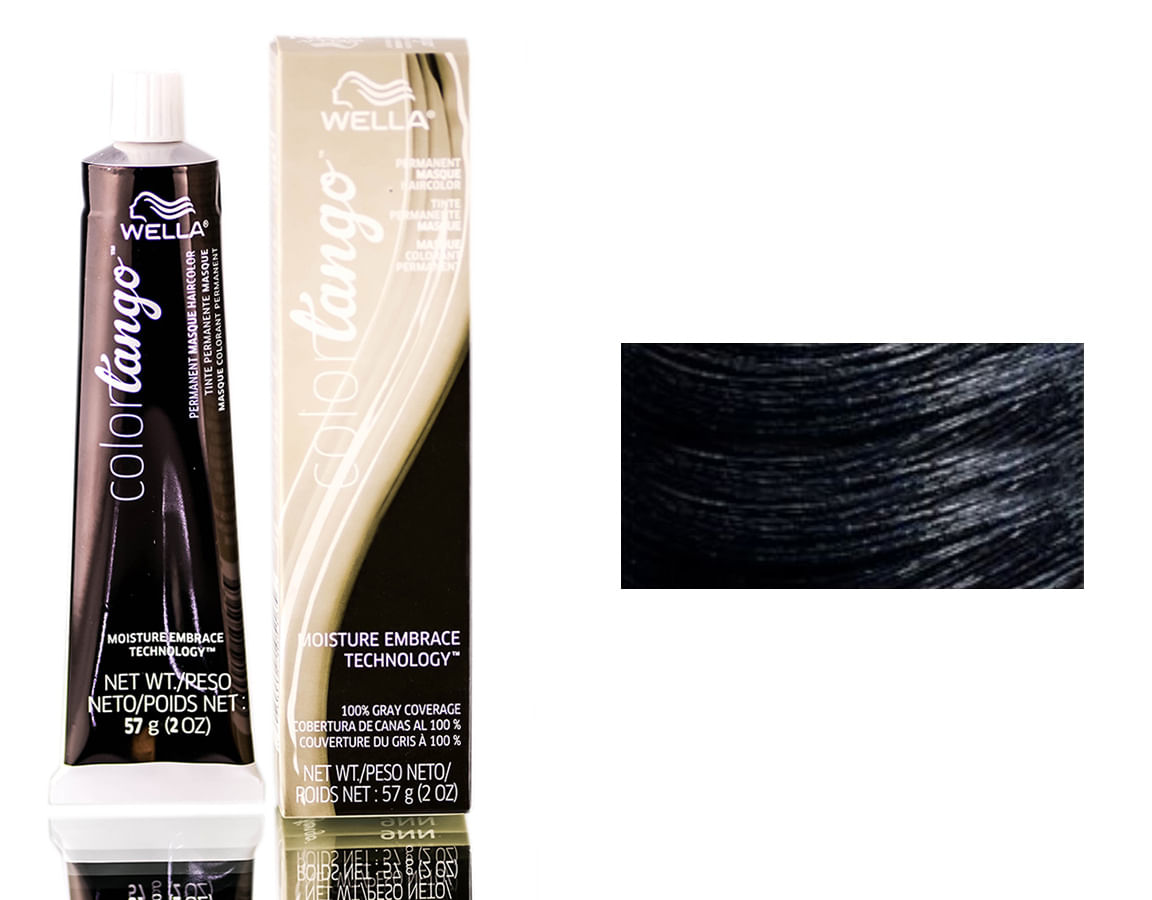 Cor De Cabelo Wella Color Tango Permanent Masque 1nn Black Lico