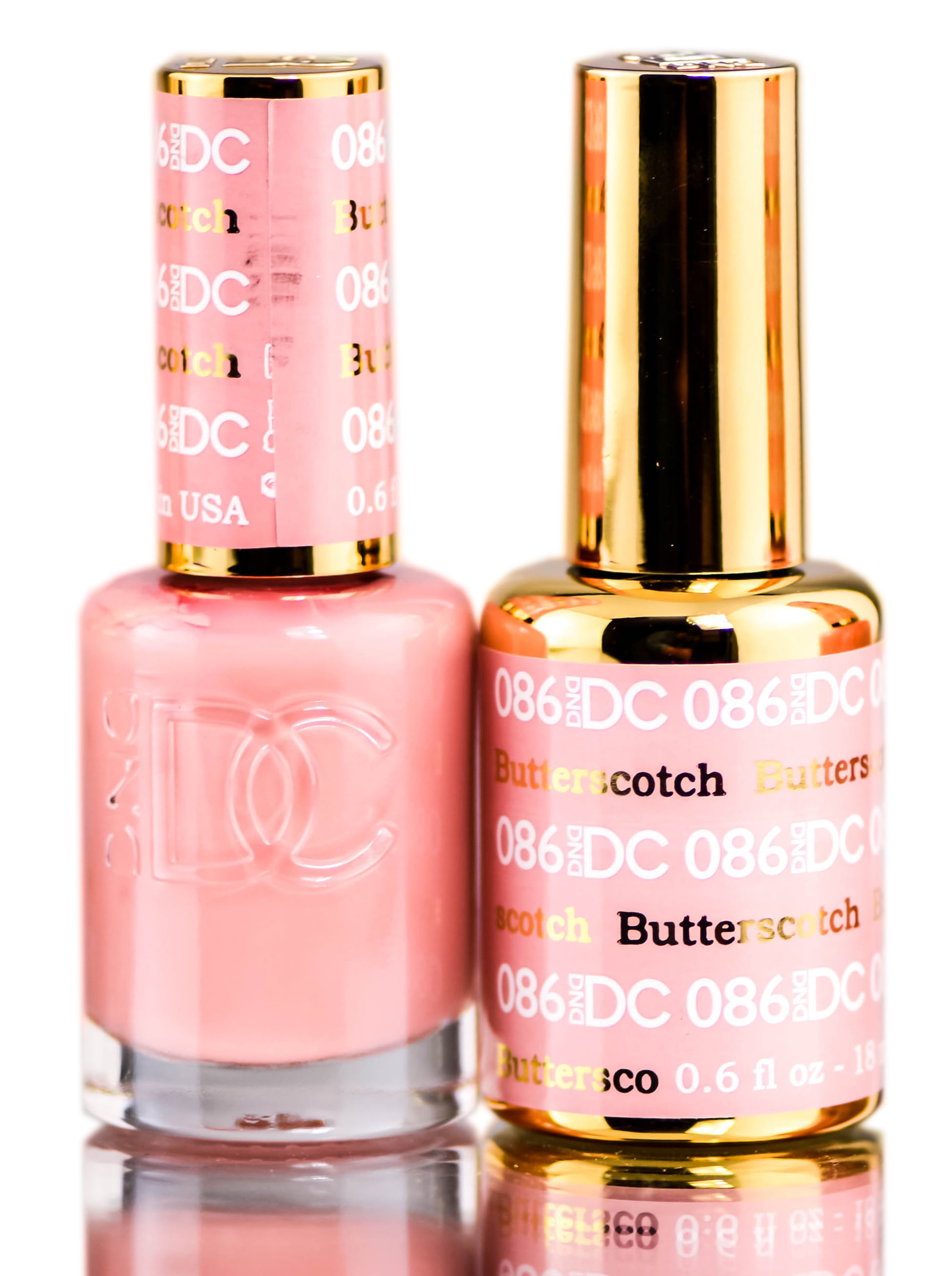 Gel Polish Duo Dnd Dc Pinks Gel Lacquer 15ml+ Verniz Para Unhas