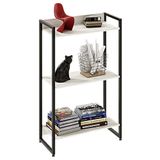 Estante Livreiro Dynamica Industrial 60cm 3 Prateleiras C08 Snow - Mpozenato