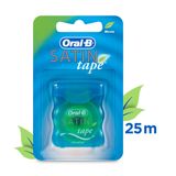 Fio Dental Oral-B Satin Tape 25m para uma verdadeira sensação de limpeza