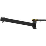 Suporte Refletor Inclinado Parede Braço 20 Cm Preto