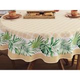 Toalha De Mesa Pop Redonda Estampada 4 Lugares Palmas 1,55 M Com 1 Peca - 7891354361489 (desc.item :   3,00%)