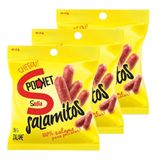 Salamitos Pocket Sadia Com 36g | Kit Com Três Unidades