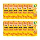 Ração Úmida Para Gato Friskies Adulto Sabor Frango Ao Molho Em Sachê 85g | Kit Com Doze Unidades
