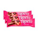 Chocolate Trento Morango 32g | Kit Com Três Unidades