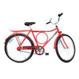 Bicicleta Monark Aro 26 -  Barra Circular CP Lazer Vermelha