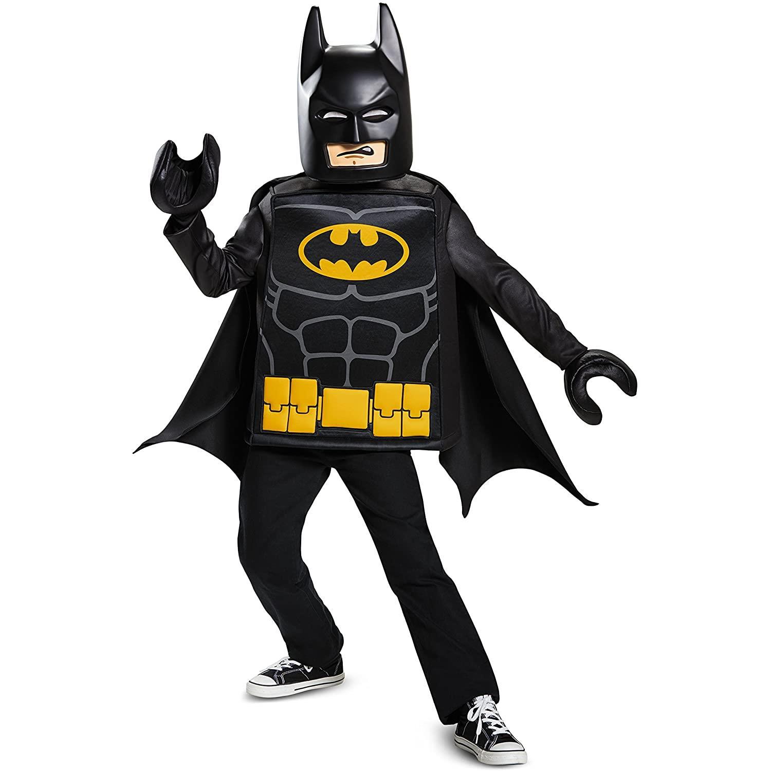 Batman Lego Filme Classic Boys Tamanho S 4/6 Traje Dc