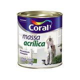 Massa Acrilica Coral Branca 1/4 - 900ml