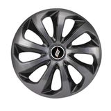 Calota Sportiva Modelo Velox Aro 15 Polegadas Graphite/black Parafuso