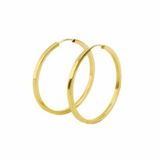 BRINCO ARGOLA 2.5CM OURO 18K