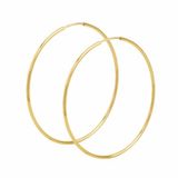 BRINCO ARGOLA 4CM OURO 18K