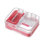 Caixa De Medicina Do Cortador De Medicamentos, Mini Quadrado Portátil Pequeno