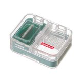 Caixa De Medicina Do Cortador De Medicamentos, Mini Quadrado Portátil Pequeno