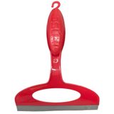 Rodinho De Plastico Para Pia Medio Com Suporte 16cm Plasutil - Vermelho