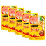 Ração Úmida Para Gatos Friskies Adultos Sabor Carne Ao Molho Em Sachê 85g | Kit Com Cinco Unidades