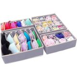 Gaveta Organizador Houseware 4 Pacote Roupa Íntima Organizadora Roupas Dobráveis, Armário De Armário Dobrável De 24 Células, Caixa De Armaze