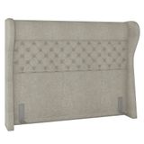 Cabeceira Cama Box Casal 140cm Trinidad P02 Boucle Cru - Mpozenato