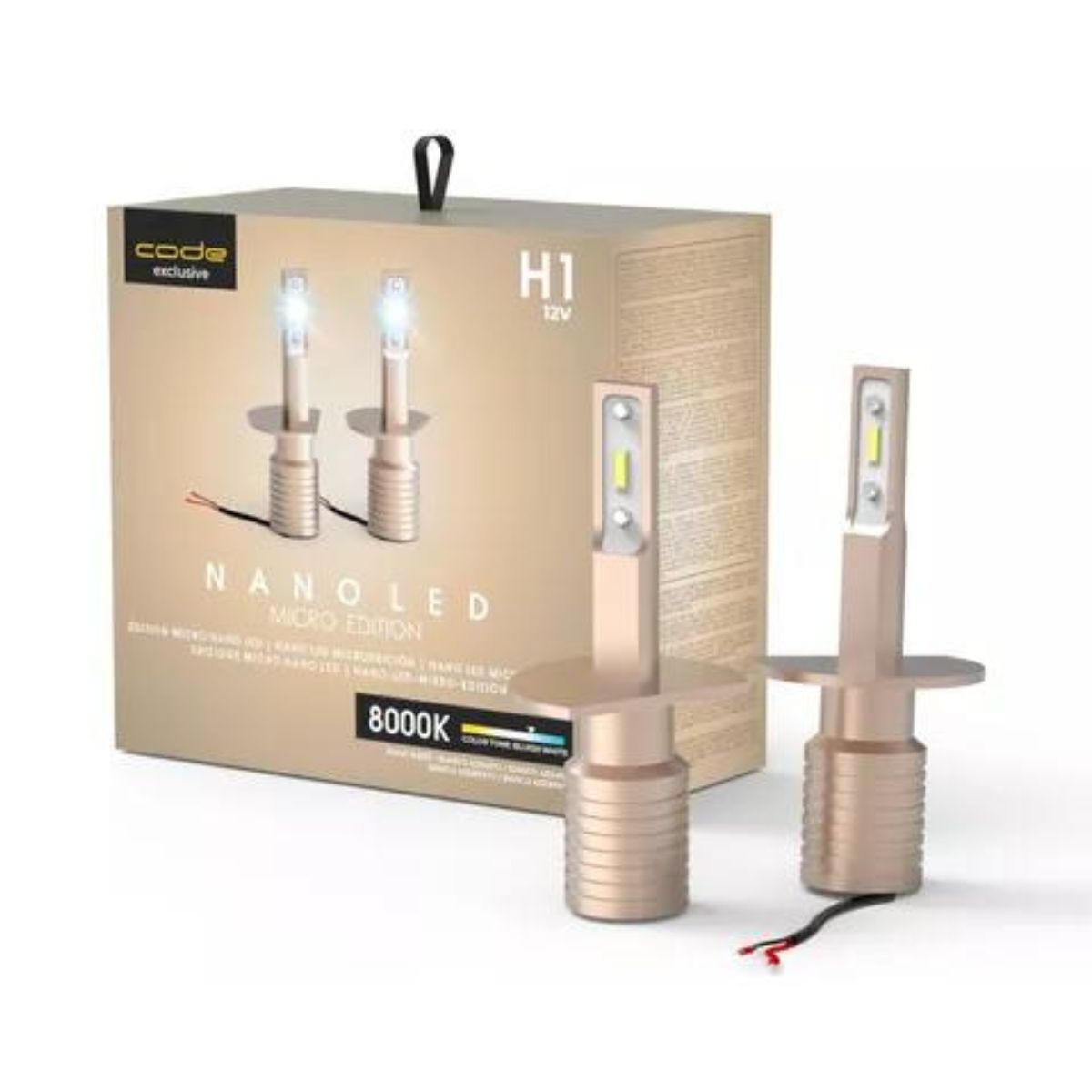 Lâmpada Automotiva Nanoled Micro Edition H1 12v 8000k - Code