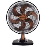 Ventilador de Mesa Ventisol 50cm 6 Pás Turbo 6 com 135W Grade Wind-line Preto/Bronze