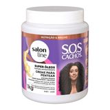 Creme Para Pentear Salon Line Sos Cachos | Super Óleos 1kg