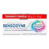 Creme Dental Sensodyne Proteção Completa 90g Embalagem Com 2 Unidades
