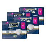 Roupa Íntima Bigfral Pants Premium Tamanho P/m - 4 Pacotes Com 16 Tiras