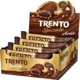 Chocolate Trento Wafer Speciale Avelãs Ao Leite 26g - Embalagem Com 12 Unidades