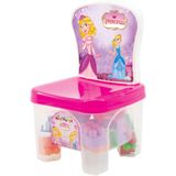 Brinquedo Educativo Cadeirinha Kidverte Princesas 28 Blocos De Montar +24 Meses Big Star